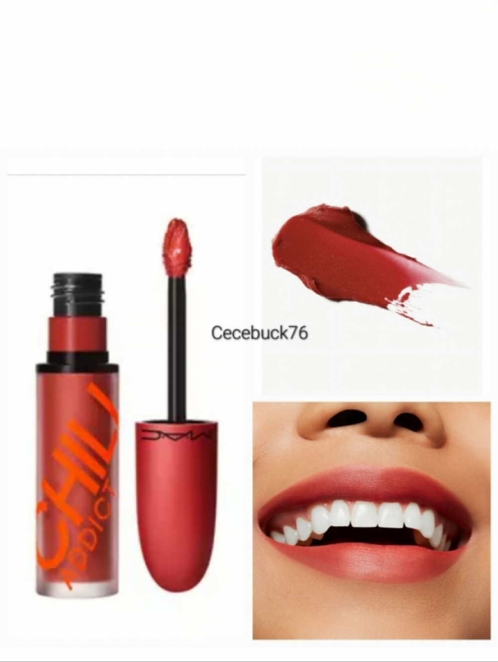 🌺Mac Devoted To Chili Chilis Crew Powder Kiss Liquid Lipstick